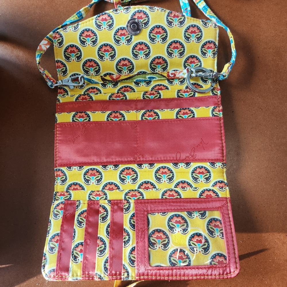 Vera Bradley Retired 4 pc Provencal Medium and Small Crossbody Wallet Coin Purse - Picture 6 of 8